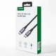 Кабель UGREEN US316 USB-C to USB-C 2.0 Cable 100W Alu Case with Braid 1.5m (Space Gray) (UGR-70428) (UGR-70428) - изображение 2