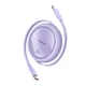 Кабель Baseus Free2Draw Mini Retractable Charging Cable Type-C to Type-C 100W 1m Nebula Purple (P10364500511-00) - изображение 3