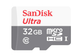 Карта пам'яті microSDHC SanDisk Ultra 32 ГБ Class 10 UHS-I U1 V10 A1 до 100 МБ/с з SD-адаптером - изображение 1