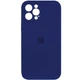 Чохол для смартфона Silicone Full Case AA Camera Protect for Apple iPhone 12 Pro 39,Navy Blue (FullAAi12P-39) - изображение 1