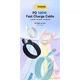 Кабель ESSAGER Waves Type-C to Type-C 100W 1m white (EXCTT1-WL02-P) - изображение 3