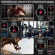 Мужские смарт-часы AMOLED 1.45" с фонариком, IP67, звонки по Bluetooth, тонометр, пульсоксиметр, фитнес-брасле - изображение 5