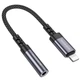 Переходник Borofone BV24 Graceful Lightning to 3.5mm (Metal grey) (230386) - изображение 7