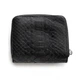 Кошелек из кожи питона мини черный (14,5х10,5х3,8 см) BW00368 - изображение 3