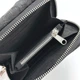 Кошелек из кожи питона мини черный (14,5х10,5х3,8 см) BW00368 - изображение 4