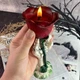 Воскова свічка - Троянда Смерті (18 см) - зображення 2