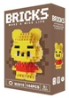 Конструктор фигурка Пиксели BRICKS Винни-Пух серия "Мультгерои" Winnie the Pooh Micro Diamonds Blocks M3019 - изображение 1