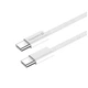 Дата кабель USB-C to USB-C 2.0m (braided cotton) (PD Fast Charging 60W) 3.0А grey ColorWay (CW-CBPDCC068-GR) - зображення 6