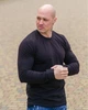 Чоловічий класичний джемпер прямого крою Носи своє 44 Чорний (p-10391-111527) - изображение 2