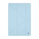 Чехол-книжка для планшета Samsung Galaxy Tab S9 Plus (SM-X810/X816B/X818U)/S9 FE+ (SM-X610/X616)/S10 Plus (SM-X820/X826), Y-Type PEN, Голубой, магнитный, с держателем для стилуса, противоударный, обложка с функцией подставки, экокожа + ТПУ - изображение 1