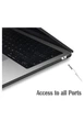 Чехол-накладка Hardshell для MacBook Air 13,6" черная M2 2022 A2681 / M3 2024 A3113 / M4 2025 A3240 - изображение 6