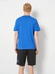 Футболка хлопковая длинная мужская Puma Essentials Graphics 68818413 M Mountain Blue с принтом (4069157703307) - изображение 2