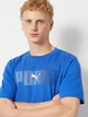 Футболка хлопковая длинная мужская Puma Essentials Graphics 68818413 M Mountain Blue с принтом (4069157703307) - изображение 4