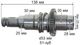 Ствол перфоратора Makita 2470 у зборі арт.stv035 - зображення 4