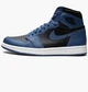 Кроссовки Air Jordan 1 High Og Black/Blue 555088-404 36.5 - изображение 1