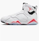 Кроссовки Air Jordan 7 Retro White Infrared White CU9307-160 40 - изображение 1