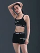 Спортивный топ для фитнеса женский Nike W Np Ls Bra Tt Grx IF3973-010 M Черный (0198481345342) - изображение 1
