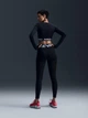 Спортивный топ для фитнеса женский Nike Pro Df 365 Crop Ls FV5484-010 L Черный (0196975065134) - изображение 4