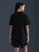 Футболка хлопковая оверсайз длинная женская Nike W Nsw Ss Tee B2S Oc IF1180-010 L Черная (0198482065294) - изображение 2