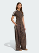 Футболка бавовняна жіноча Adidas Originals Leopard Cali JW7304 M Коричнева (4068811984403) - зображення 3