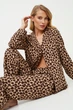 Піжама для дому в леопардовому принті Aruelle Susan pajama long S - зображення 3