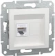 Розетка RJ45 Тип UTP категорія 6 Schneider Electric Asfora Білий без рамки EPH4770121 - изображение 1