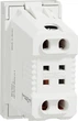 Розетка Schneider Electric Unica New без заземлення зі шторками гвинтові клеми 10А 1 модуль біла NU303118 - зображення 2