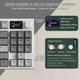 Беспроводная механическая клавиатура Attack Shark K86 с TFT-дисплеем и RGB-подсветкой (серая) - изображение 3