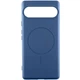 Чохол панель силіконовий Premium Silicone Cover with MagFit MagSafe для Google Pixel 9 / 9 Pro Синій / Navy blue - зображення 1