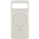 Чохол панель силіконовий Premium Silicone Cover with MagFit MagSafe для Google Pixel 9 / 9 Pro Білий / White - зображення 1