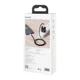 Дата кабель USB-C to Lightning 2.0m Cafule Metal PD 20W black Baseus (CATLJK-B01) - изображение 5