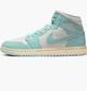 Кроссовки Air Jordan 1 Retro Mid Turquoise/White BQ6472-132 36 - изображение 1