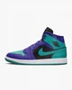 Кросівки Air Jordan W 1 Mid Violet/Turquoise BQ6472-502 36.5 - зображення 2