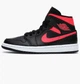 Кроссовки Air Jordan 1 Mid Black Siren Red Black/Pink BQ6472-004 35.5 - изображение 1