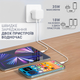 Мережевий зарядний пристрій Foxconn для Apple 35W Dual USB-C Port Power Adapter зі швидкою зарядкою + кабель зарядки для iPhone Type-C to Lightning (35612-o) - зображення 7