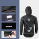 Kurtka przeciwdeszczowa RockBros YPY013BK2XL oddychająca wiatroodporna XXL Black (5907769361920) - obraz 5