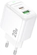 Сетевое зарядное устройство для Borofone BAS44A Potential PD20W+QC3.0 charger (EU) White (6941991113840) - изображение 2
