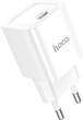 Мережевий зарядний пристрій Hoco C146A Charm single port PD20W charger (EU) White (6942007630245) - зображення 3