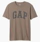 Футболка Gap Everyday Soft Logo T-Shirt Brown 855769201 S - изображение 1
