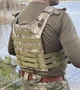 Плитоноска облегченная молли жилет тактический военный облегченный MOLLE мультикам - изображение 3