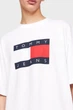 Футболка Tommy Jeans Skate Flag Tee White DM0DM19555 L - изображение 4