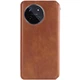 Протиударний Шкіряний чохол-книжка GETMAN Cubic (PU) для Realme 11 4G Коричневий - зображення 2