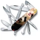 Складаний ніж Victorinox Fisherman Animal для риболовлі та відпочинку з 19 функціями та дизайном панди - зображення 1