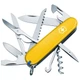 Складной нож Victorinox Huntsman 15 функций для активного отдыха и путешествий желтый цвет - изображение 1