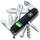 Складаний ніж Victorinox Climber з прапором України багатофункціональний для активного відпочинку та повсякденного - зображення 1