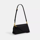 Женская кожаная сумка Coach Jet Shoulder Bag Brass/Black - изображение 3