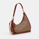 Жіноча сумка Coach Twisted Teri Shoulder Bag In Signature Canvas Signature Canvas/IM/Tan/Caramel - зображення 2