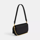 Женская кожаная сумка Coach Brook Flap Chain Bag Brass/Black - изображение 2
