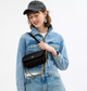 Женская кожаная сумка Coach Brook Flap Chain Bag Brass/Black - изображение 7