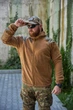 Чоловіча флісова кофта Military з капюшоном Койот XL - зображення 3